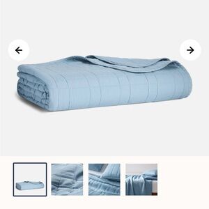Brooklinen Leightweight Cotton Quilt - full/queen, color: surf